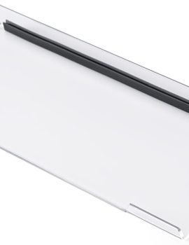 BOOMIBOO Clear Acrylic Tilted Computer Keyboard Holder for Ergonomic Typing, Keyboard Stand with Silicone Anti-Slip Strip,11.8 x 5.1 Inch Keyboard Tray for 78 Keys Keyboard