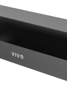 VIVO Under Desk 17 inch Cable Management Tray, Power Strip Holder, Cord Organizer, Wire Tamer for Office and Home, Black, DESK-AC06-1C